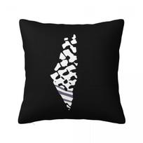Palestine Palestinian Map With Keffiyeh Square Pillowcases Bed Car Cushion Case Cute Home Decoration Throw Pillow Case 30x30 cm