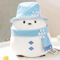 Pliušinis žaislas Mielas paukštis Žaislas Spaudimo lėlė Lėlė komfortui Dovana mergaitei 25CM white