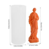 Jesus Modeling Silicone Candle Mold Diy Scented Plaster Resin Craft Making Mould Handmade Soap Chocolate Molds Gifts Home Decor white