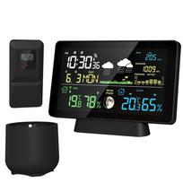 Multi-function Digital Weather Station Temperature Humidity Rainfall Barometric Pressure Moon Phase Weather Forecast Alarm Clock juoda