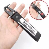 JDM Keyring Tags Initial D Fujiwara Tofu Shop Nylon key Tags keychain Auto Key Steel Spring Clip Lanyard Motorcycle Accessories Double sided