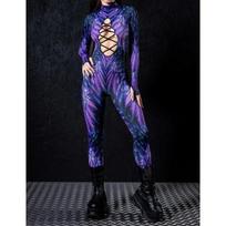 Moteriški 3D skaitmeninio spausdinimo Helovino Cosplay pėdkelnės kombinezonas suaugusiems vientisas karnavalo vakarėlio scenos pasirodymo šokių kostiumas apranga S