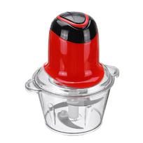 Household Electric Double Speed Kitchen Meat Grinder Chopper Shredder Food Chopper Stainless Steel Electric 2L raudona