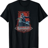Dungeons & Dragons 50th Anniversary Ravenloft Vintage Card T-Shirt S juoda
