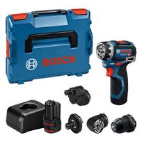 Bosch akumuliatorinis suktuvas-gręžtuvas GSR 12V-32 FC + 4 adapteriai