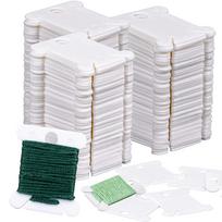 Plastic Embroidery Floss Bobbins Embroidery Floss Organizer for Cross Stitch Yarn Bobbin Winder for DIY Sewing Thread Storage 50pcs