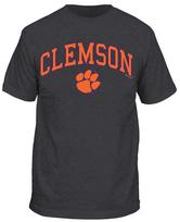 Clemson Tigers Men's Heather Grey College Arch Short Sleeve T shirt 4XL