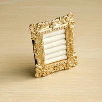 Velvet Organizer Ring Display Stand Vintage Gold Jewelry Display Rack  Wedding & Birthday Gifts 4 Red