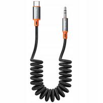 Mcdodo Kabel Usb C Aux Adapter Przejściówka Mini Jack 3,5 Do Samsung Dac Spiralny Sprężynowy 2M