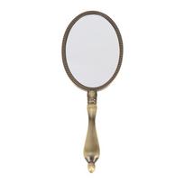 Portable Handle Makeup Mirror Handheld Cosmetic Mirror Personal Oval Hand Mirror  Gift varis