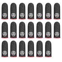 20 Pcs Gaming Finger Cover Sweatproof for PUBG Gamer Fingertips Cover Anti-slip Finger Cots Cover for Touch Screen Mobile Gaming 10 Pairs Finger Sleeves