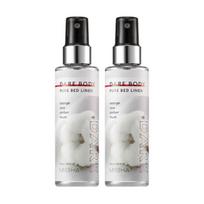MISSHA Dare Body Mist Pure Bed Linen 105ml x 2pcs – Clean Cotton Scent Long-Lasting Body Mist Spray Set