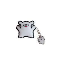 Line dog for airpods4 apple bluetooth wireless 1/2/3 generation pro2 earphone cover cute silicone three-dimensional Airpods 1/2 generation