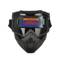 Auto Darkening Welding Helmet True Color Fast Dimming Impact Resistant Electric Mask for Shipbuilding Welding Projects B