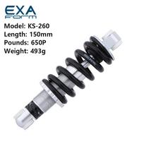 150mm 160mm 155mm Spring Shock Absorber Exa Form Mtb Rear Coil Suspension Compression Shock For Scooter Mountain Electric Bike 150mm 650P