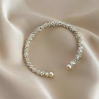 Classic Twisted Open Bracelet For Women  Metal Geometric Adjustable Cuff Bangle Jewelry Gifts