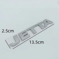 AAZL1 1pcs 3D ABS for JETTA Car Letters Rear Bumper Trunk Emblem Sticker Badge Decal styling auto Accessories