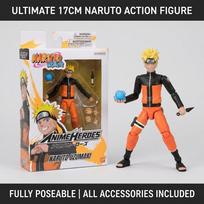 Naruto Shippuden Anime Heroes Action Figure - 6.5  (17cm) Uzumaki Naruto Collectible Toy with Rasengan Effect oranžinė