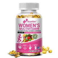 Women's Multivitamin - 21 Complete Vitamins & Minerals - 120 Capsules 120PCS gray