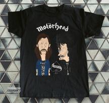 Motörhead - Beavis and Butthead Heavy Metal Fan Juodi Unisex Marškinėliai Dydis S-5XL S