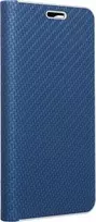 OEM „LUNA Book Carbon“ dėklas, skirtas „SAMSUNG S21 FE“, mėlynas