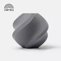 „BambuLab“ gija „Bambu Lab PLA Matte“ 1,75 mm, 1 kg – komplekte su daugkartinio naudojimo ritė – „Ash Grey“}