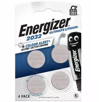 „Energizer“ baterija „Ultimate Lithium“ CR2032, 254 mAh, 4 vnt.