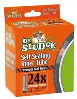 „Weldtite“ vidinė kamera su apsauga nuo pradūrimų „DR SLUDGE PUNCTURE PROTECTION INNER TUBE“ 24'' x 1,75–2,10, su „Schrader“ vožtuvu (WLD-04013)
