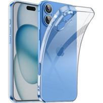 Clear Tpu Case for Iphone 16 Pro Max 15 Plus 14 13 Mini 12 11 X Xs Xr Se 2022 2020 7 8 6 6S Ultra Slim Shockproof Transparent Phone Cover Accessories For iPhone 16 gryna