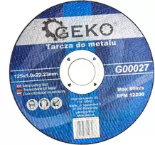 Geko metalo pjovimo diskas 125x1,0 10/50/400 (G00027)