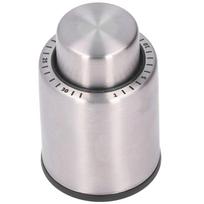 Wine Bottle Vacuum Stoppers Sealer Reusable Preserver Leak Proof Press Type Corks Silver