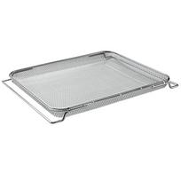 Cinkuota chromuota grotelių krepšys Nonstick tinklelis kepimo tinklelis oro keptuvės padėklas vielinis stovas orkaitės atsarginės dalys Atsparus rūdijimui white