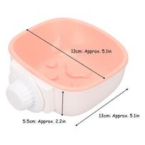 Anti-choke Hanging Dog Bowl Premium Polymer Pet Water Bowl Practical Slow Feeder Bowl  Crate Use rožinė