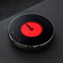 Išmanusis itin plonas elektrinis keraminis arbatos virimo aparatas ir virdulys su arbatinuku ir garų puodu gray