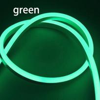 Vibrant Rgb Led Neon Light Strip Ip65 Waterproof With 120 Leds Per Meter For Stunning Decor Green,2m