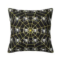 Halloween Spider Web Design Pillow Case Vintage Pillow Cover Soft Custom Diy Cushion Cover Pillowcases For Sofa Home Decoration Peach skin 18*18(CM)-1Pcs