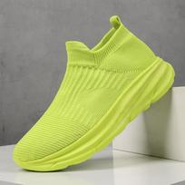 QZHSMY Designer Men Women Sock Shoes Tenis Feminino Flannel Socks Sneakers Women Spring Autumn Platform Shoes Light Casual Shoes 36 fluorescencinė žalia spalva