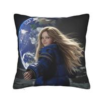 Diana is so Cute Pillow Case  Cute Funny Pillow Cover Square Pillowcases For Living Room Sofa 30cmx30cm