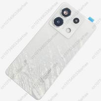 Note 13Pro galinio stiklo dangtelis Xiaomi Redmi Note 13 Pro 5G, galinio akumuliatoriaus dangtelio keitimas, galinės durelės korpuso panelė, akumuliatoriaus dangtelis balta