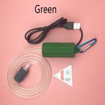 Super Quiet Aerator Mini Aquatic Animals Supplies Air Pump USB Aquarium Oxygen Pump Fish Tank juoda