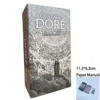 11,3x6,3 cm Gustave Doré Tarot kortų žaidimo popierinis vadovas