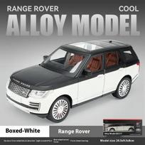 1/24 Land Rover Range Rover lydinio liejimo automobilio modelis Visureigis SUV Transporto priemonė Imituotas metalinis automobilis Madingi papuošalai Dovana vaikams žalia