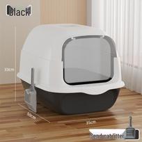 Extra-Large Enclosed Cat Litter Box: Odor & Splash-Proof, Dual-Use Design With Litter Scoop