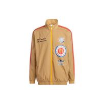 Adidas Originals Trefoil X Eric Emanuel McDonalds Striped Sports Jacket 1 Men Outerwear Brown HI5589 S