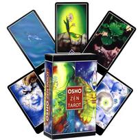 Osho Zen Tarot kortos PDF vadovas Angliška versija Oracle kortų kaladė Stalo žaidimas vakarėliui Pranašavimas Pramogai