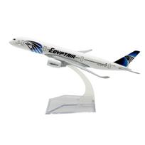 16cm Air Egypt A350 Airways Lėktuvo Modelis 350 Airways Metalinis Lydinys Lėktuvo Žaislai Modelinis Lėktuvas Lietas Lėktuvas Berniukams Dovana mėlyna/balta