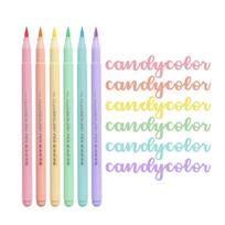 6pc Soft Brush Pen Set - Ideal for Highlighting, Calligraphy & Coloring - Perfect for Art Enthusiasts