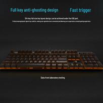 Rapoo V500PRO 104-Key Wired Mechanical Gaming Keyboard