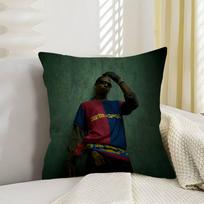Rapper T-Travis S-Scott Personalized Pillow Cover Kids Bedroom Wild Party Decor Pillowcase Kid Birthday Shower Gift Peach skin 18*18(CM)-1Pcs