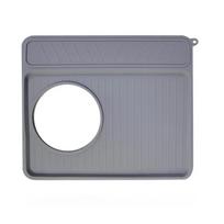 Silicone Coffee Mat for Breville 870/880/878/876 Espresso Machine Top Anti-slip Dustproof Mat Countertop Kitchen Accessories pilka